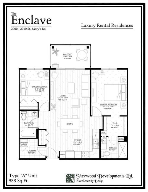 The Enclave Floor Plans